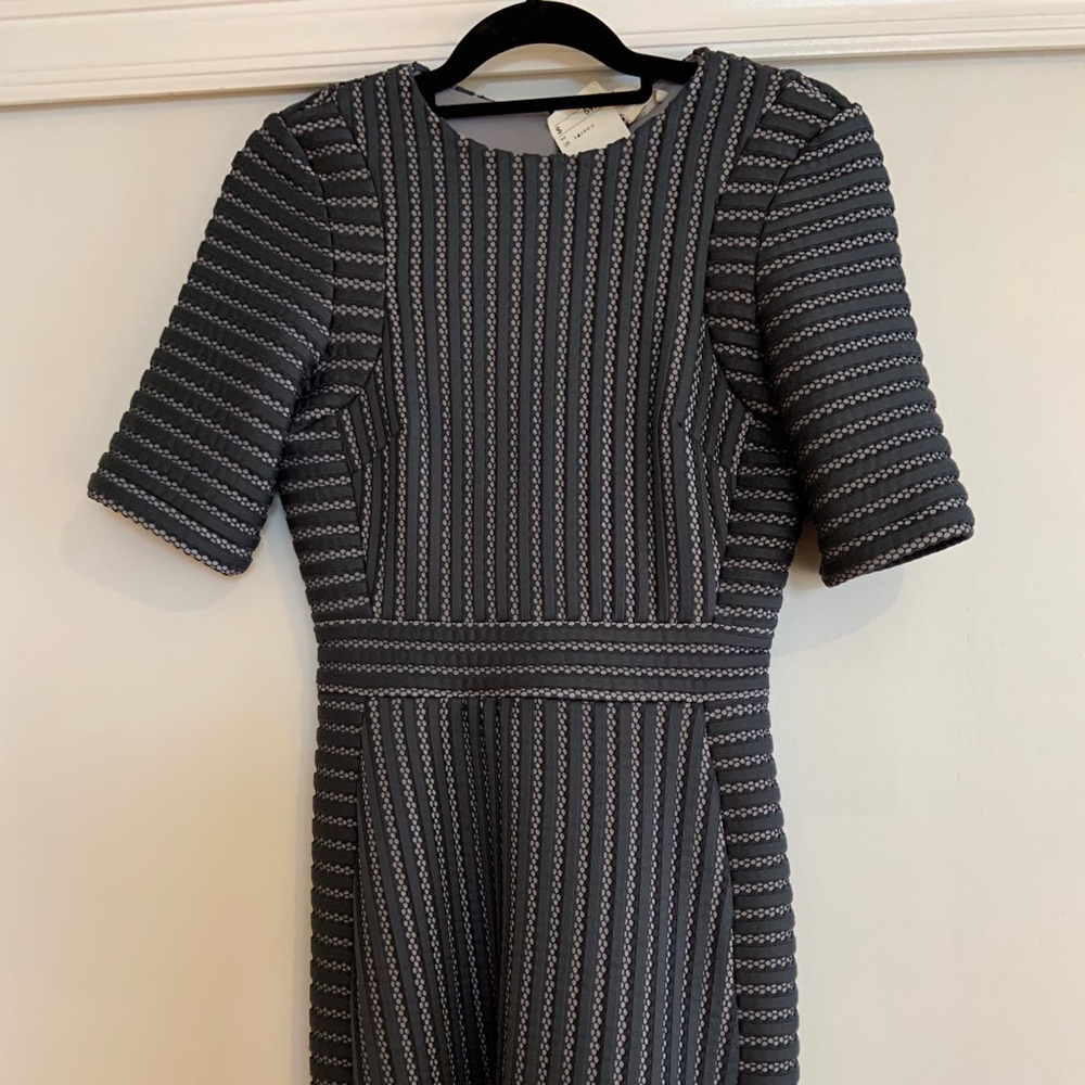 Navy cutout dress